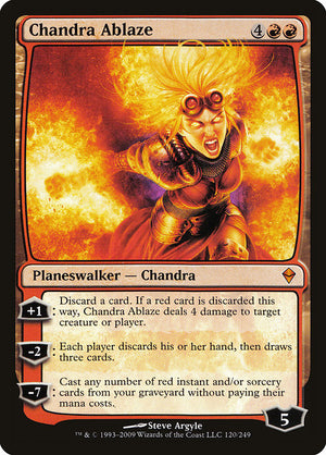 Chandra Ablaze (120) [Zendikar]