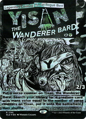 Yisan, the Wanderer Bard (1196) [Secret Lair Drop] [Borderless]