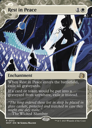 Rest in Peace (12) [Wilds of Eldraine: Enchanting Tales] [Showcase, Borderless]