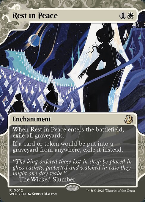 Rest in Peace (12) [Wilds of Eldraine: Enchanting Tales] [Showcase, Borderless]