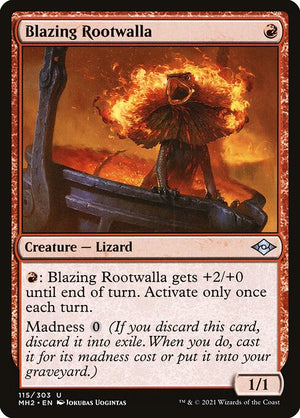Blazing Rootwalla (115) [Modern Horizons 2]