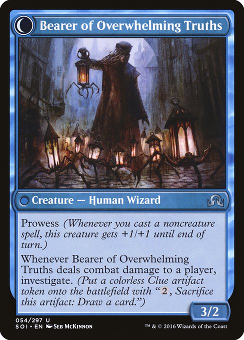 Daring Sleuth // Bearer of Overwhelming Truths (54) [Shadows over Innistrad] Reverse