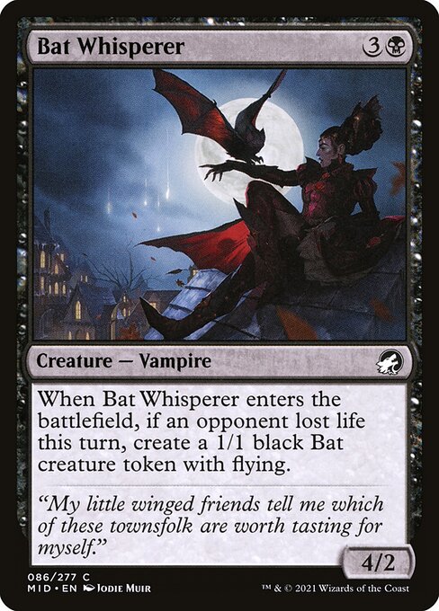 Bat Whisperer (86) [Innistrad: Midnight Hunt]