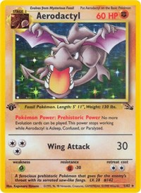 Aerodactyl (1) (01/62) [Fossil (Unlimited)]