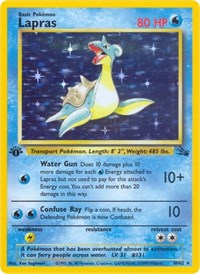 Lapras (10) (10/62) [Fossil (Unlimited)]