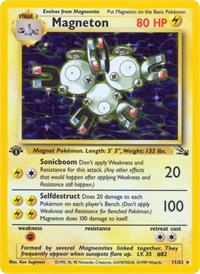 Magneton (11) (11/62) [Fossil (Unlimited)]