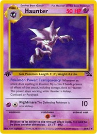 Haunter (21) (21/62) [Fossil (Unlimited)]