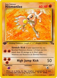 Hitmonlee (22) (22/62) [Fossil]