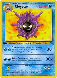 Cloyster (32/62) [Fossil]