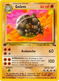 Golem (36/62) [Fossil (Unlimited)]