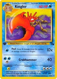 Kingler (38/62) [Fossil (Unlimited)]