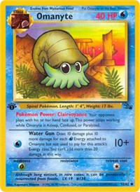Omanyte (52/62) [Fossil (Unlimited)]