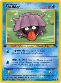 Shellder (54/62) [Fossil (Unlimited)]