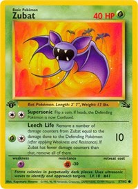 Zubat (57/62) [Fossil (Unlimited)]