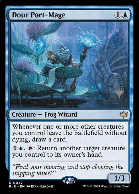 Dour Port-Mage (47p) [Bloomburrow Promos]
