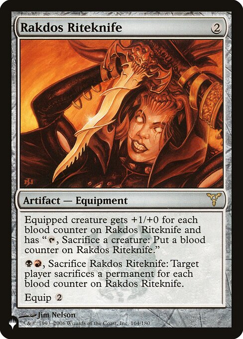 Rakdos Riteknife (DIS-164) [The List]