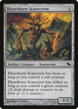 Blazethorn Scarecrow (246) [Shadowmoor]