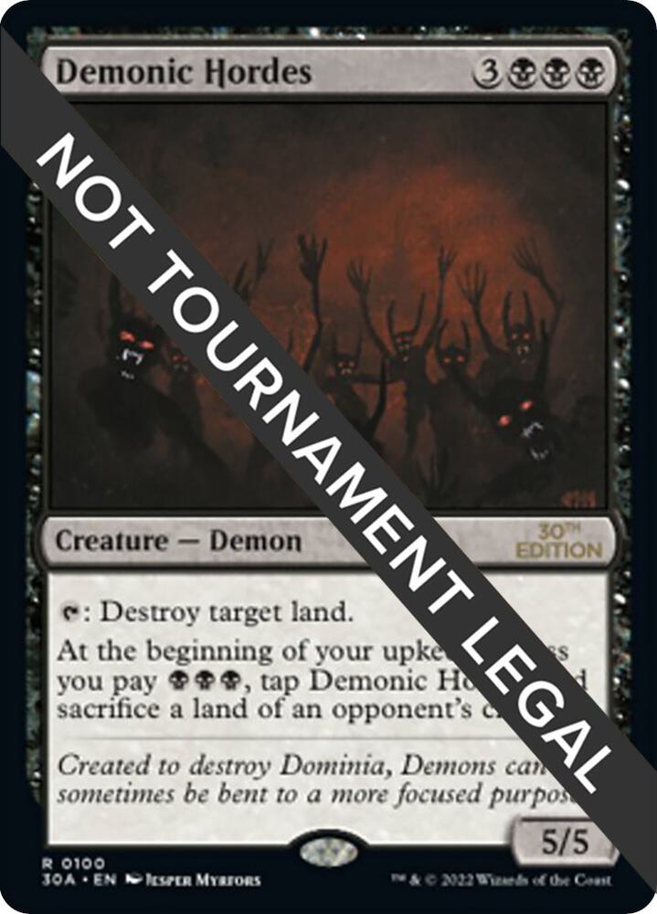 Demonic Hordes (100) [30th Anniversary Edition]