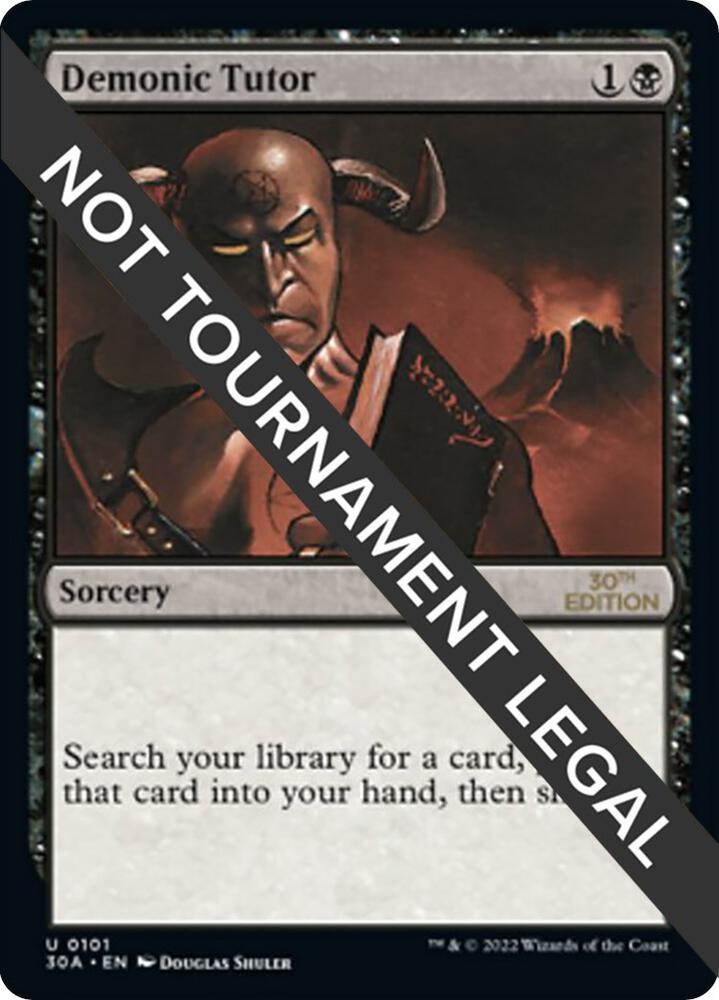 Demonic Tutor (101) [30th Anniversary Edition]