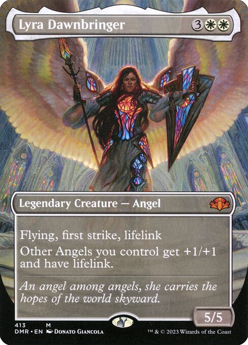 Lyra Dawnbringer (413) [Dominaria Remastered] [Borderless]