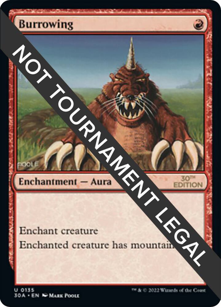 Burrowing (135) [30th Anniversary Edition]
