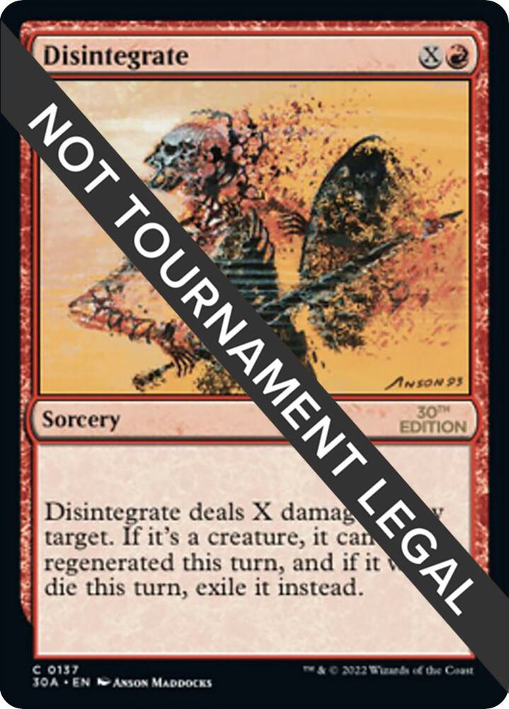 Disintegrate (137) [30th Anniversary Edition]