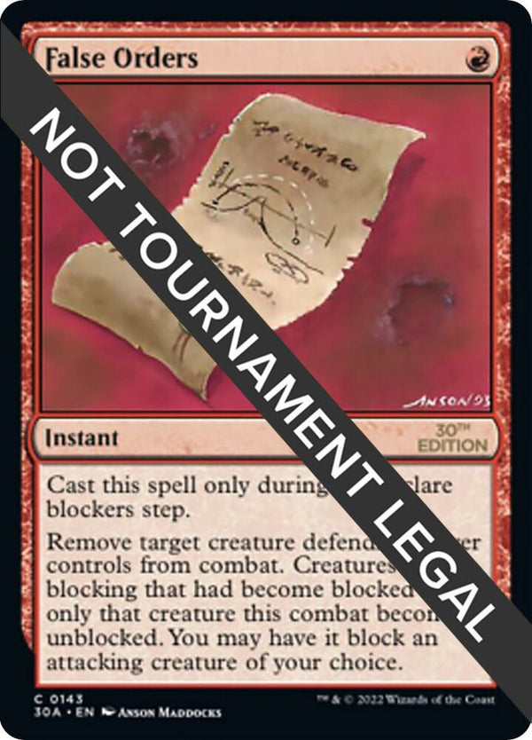 False Orders (143) [30th Anniversary Edition]