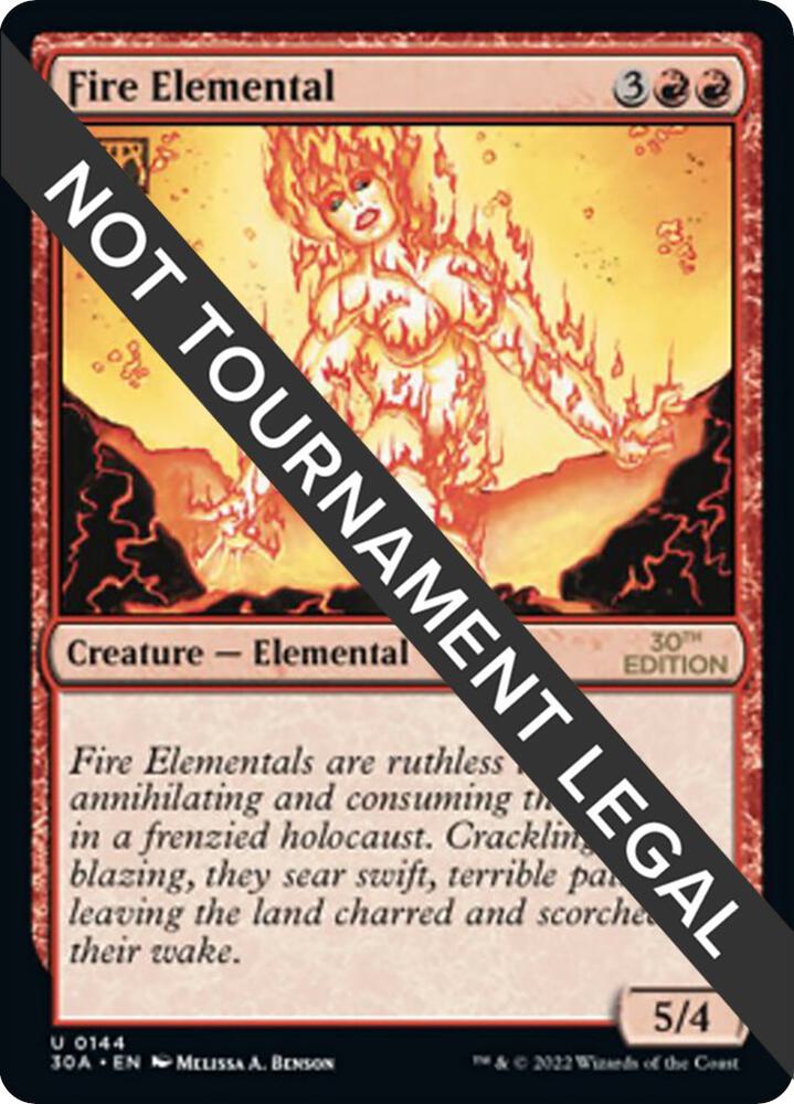 Fire Elemental (144) [30th Anniversary Edition]