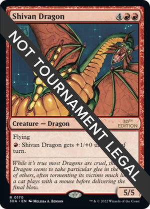 Shivan Dragon (170) [30th Anniversary Edition]