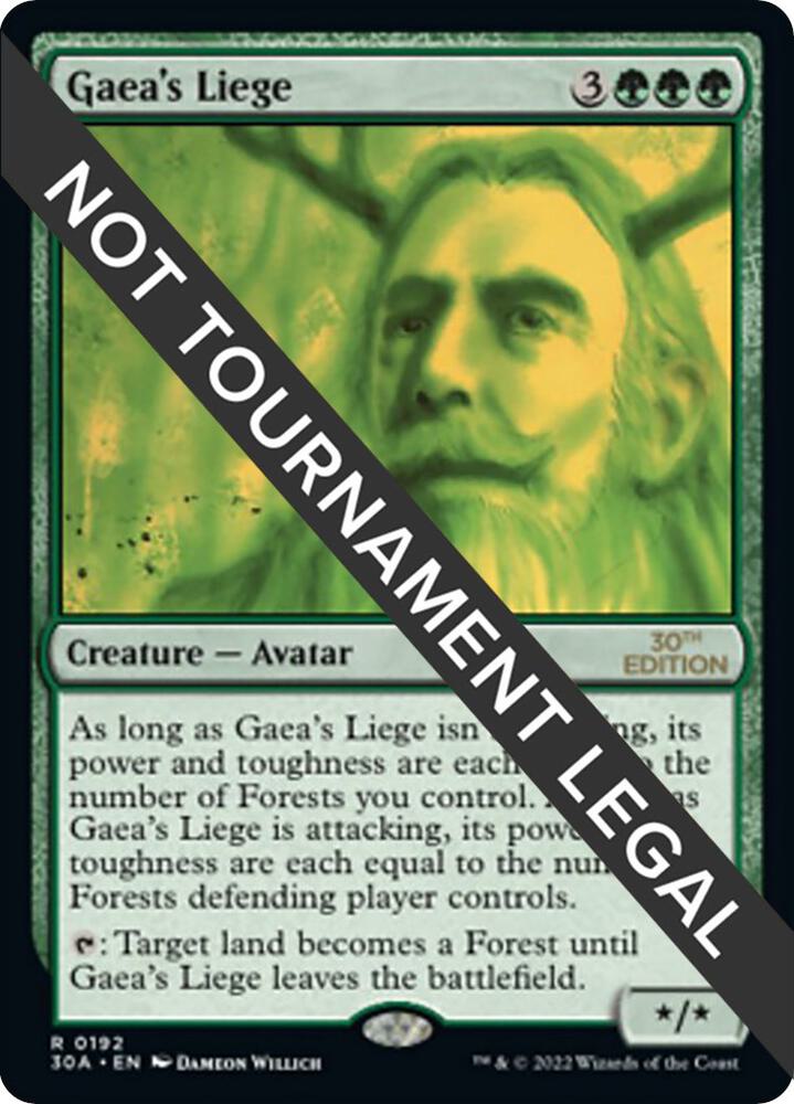 Gaea's Liege (192) [30th Anniversary Edition]