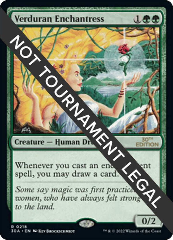 Verduran Enchantress (218) [30th Anniversary Edition]