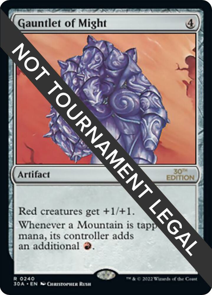 Gauntlet of Might (240) [30th Anniversary Edition]