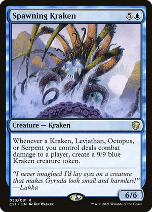 Spawning Kraken (33) [Commander 2021]