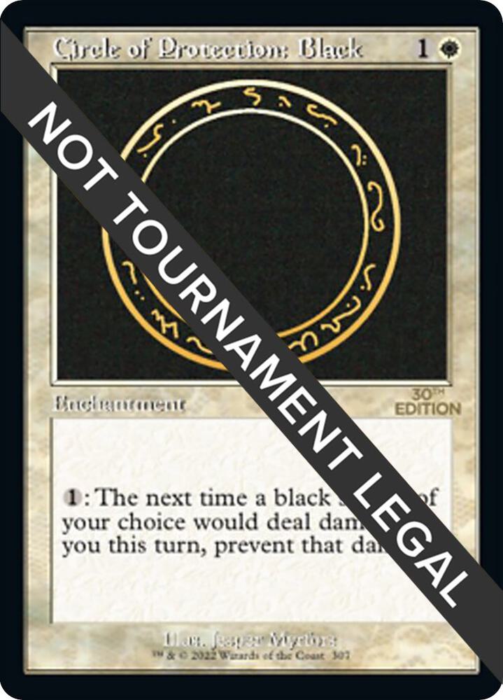 Circle of Protection: Black (Retro Frame) (307) [30th Anniversary Edition]