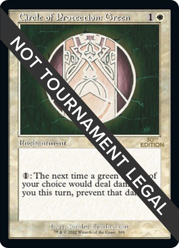 Circle of Protection: Green (Retro Frame) (309) [30th Anniversary Edition]