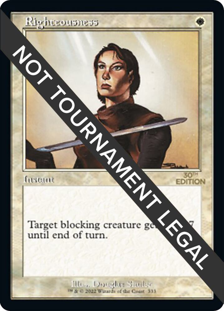 Righteousness (Retro Frame) (333) [30th Anniversary Edition]