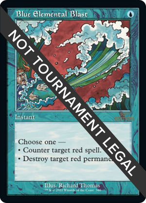 Blue Elemental Blast (Retro Frame) (346) [30th Anniversary Edition]