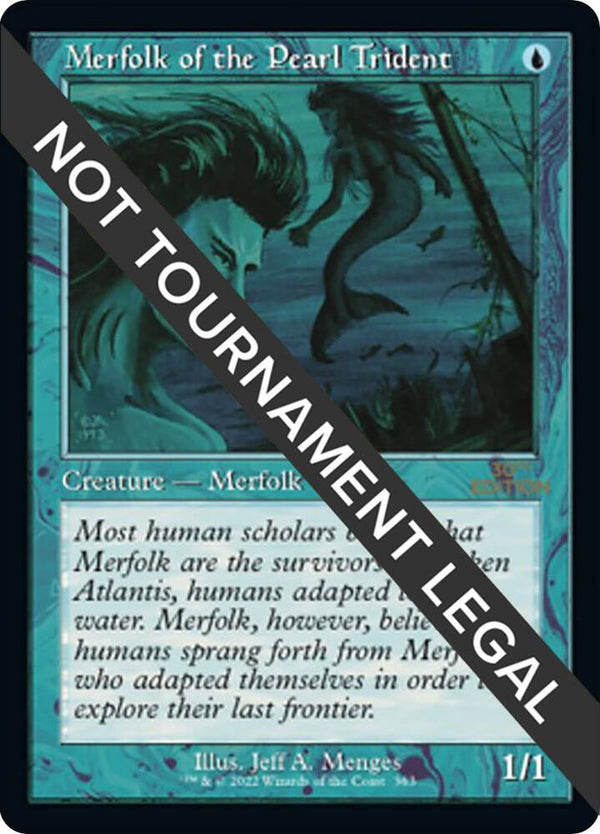 Merfolk of the Pearl Trident (Retro Frame) (363) [30th Anniversary Edition]