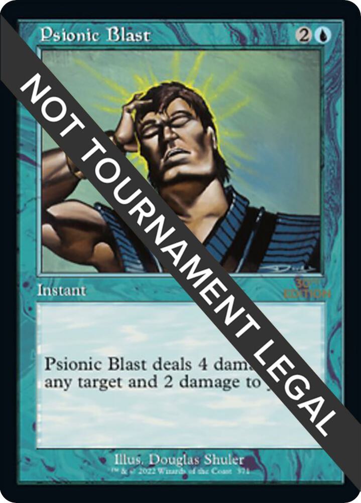 Psionic Blast (Retro Frame) (371) [30th Anniversary Edition]