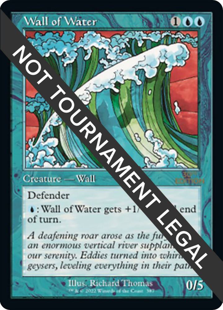 Wall of Water (Retro Frame) (387) [30th Anniversary Edition]