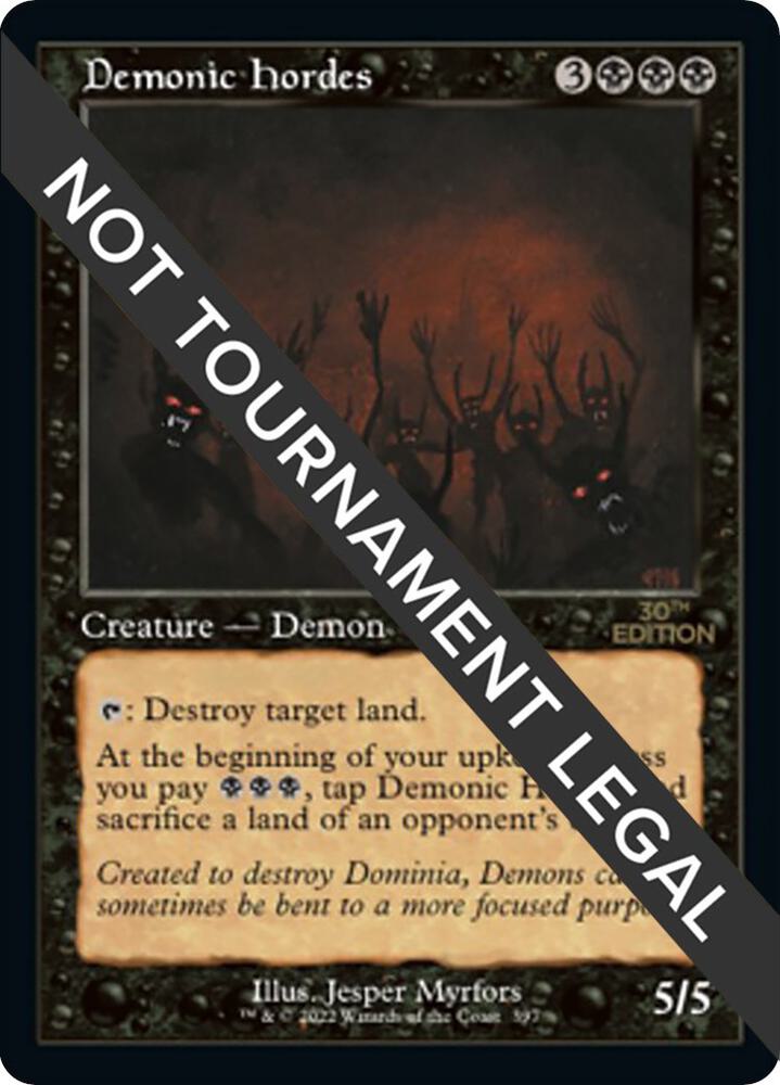Demonic Hordes (Retro Frame) (397) [30th Anniversary Edition]