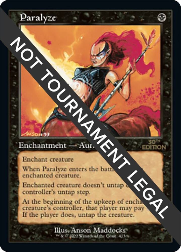 Paralyze (Retro Frame) (413) [30th Anniversary Edition]