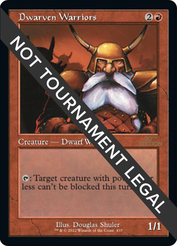 Dwarven Warriors (Retro Frame) (437) [30th Anniversary Edition]