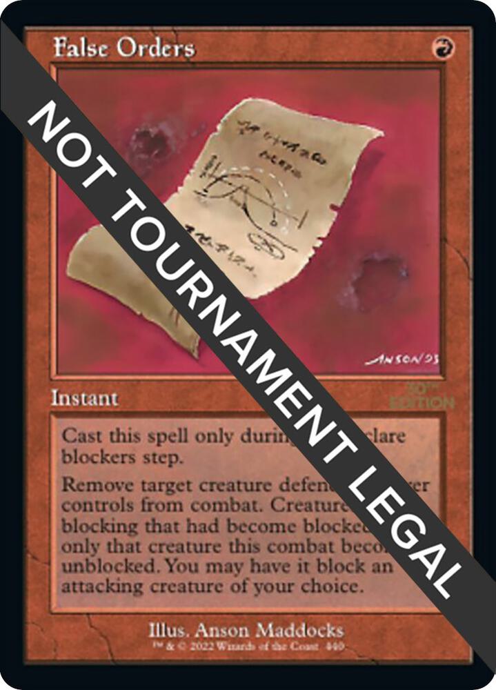 False Orders (Retro Frame) (440) [30th Anniversary Edition]