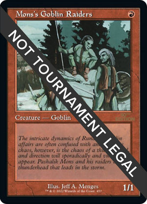 Mons's Goblin Raiders (Retro Frame) (457) [30th Anniversary Edition]