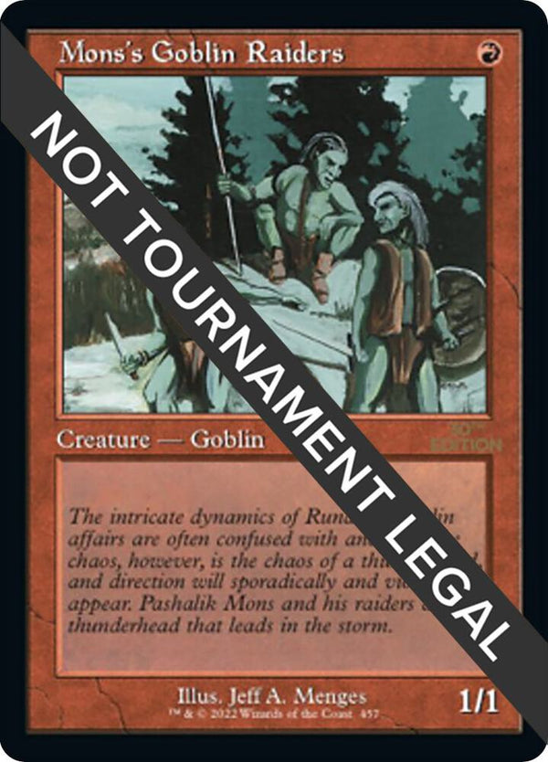 Mons's Goblin Raiders (Retro Frame) (457) [30th Anniversary Edition]