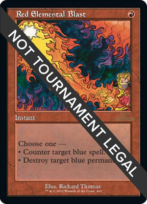 Red Elemental Blast (Retro Frame) (462) [30th Anniversary Edition]