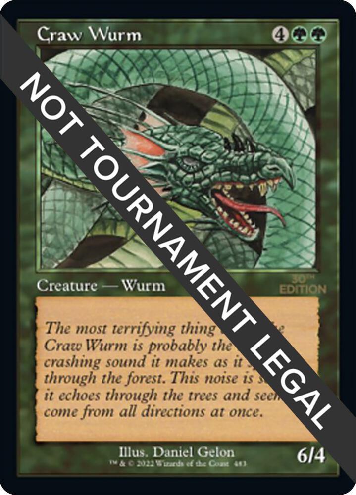 Craw Wurm (Retro Frame) (483) [30th Anniversary Edition]