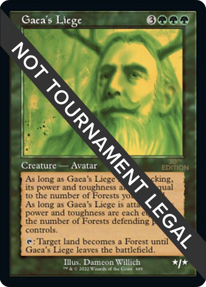 Gaea's Liege (Retro Frame) (489) [30th Anniversary Edition]