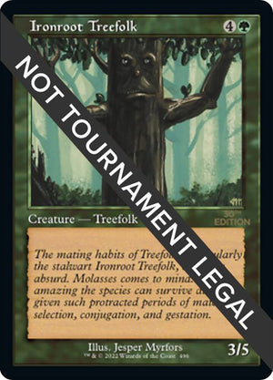 Ironroot Treefolk (Retro Frame) (496) [30th Anniversary Edition]